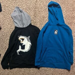 Boys 10/12 Lot Hoodies Long Sleeve Tees Pajamas